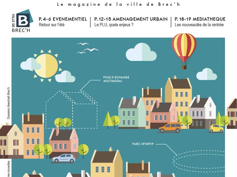 Couverture magazine Brec'h in News - Septembre/Octobre/Novembre 2015