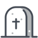 icône tombe