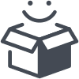 icône carton souriant