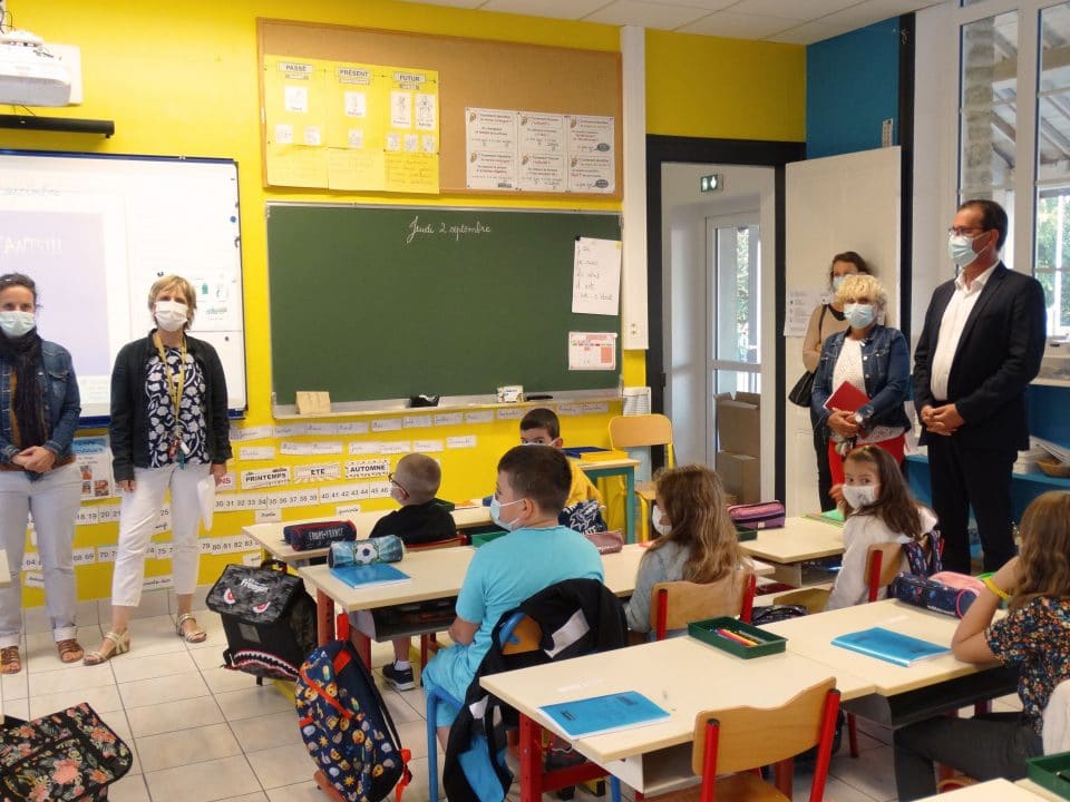 Photo rentrée scolaire 2021, école de Kerstran