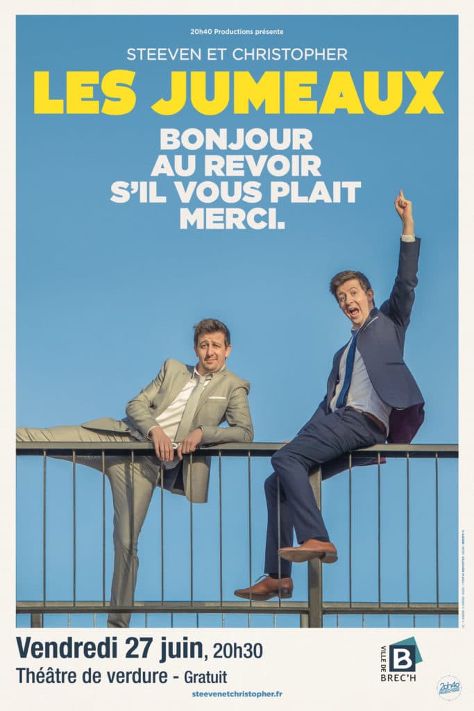 Affiche spectacle Les Jumeaux Brec'h