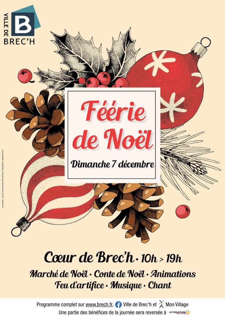 Affiche Féérie de Noël 2025
