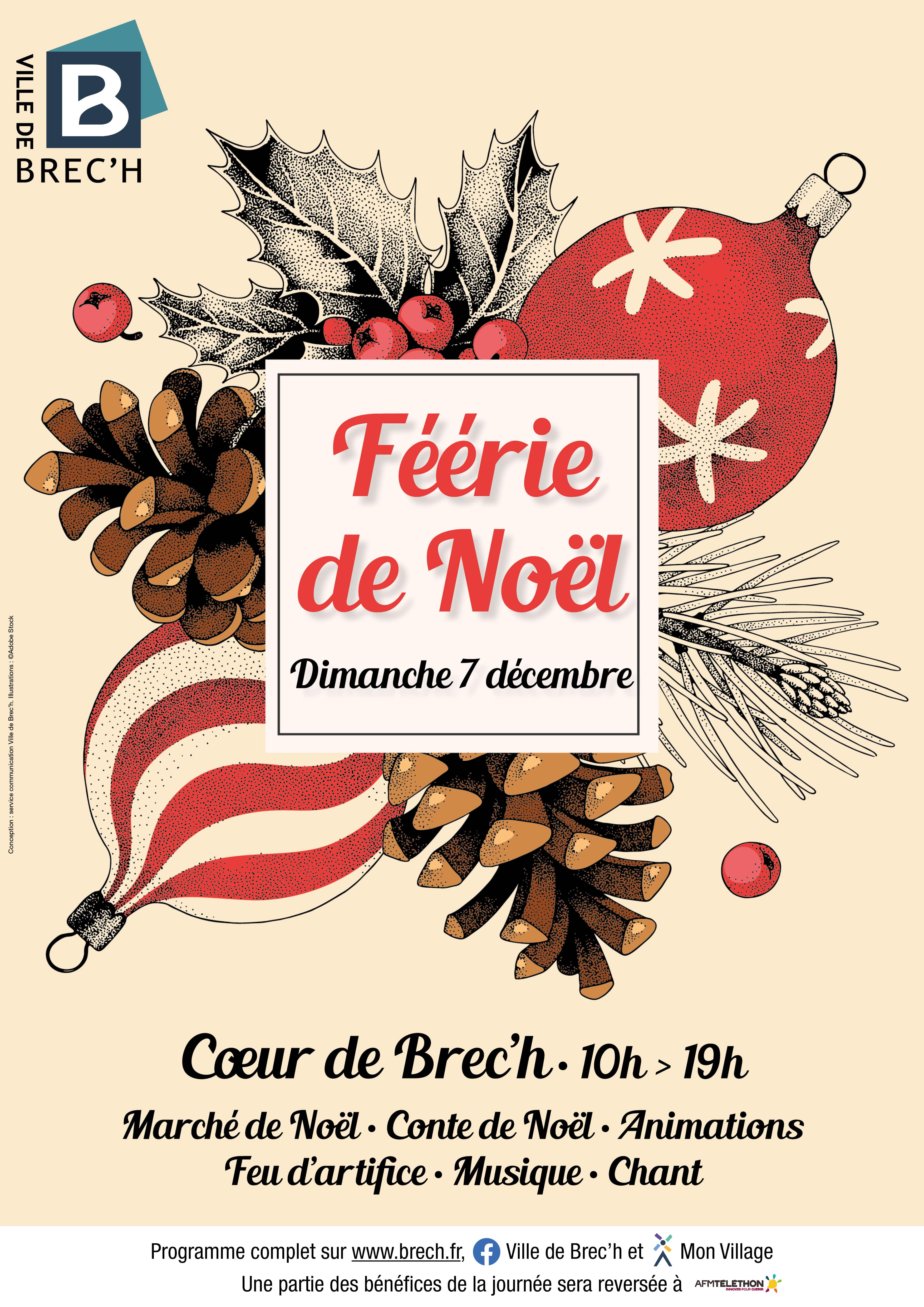 Affiche Féérie de Noël 2025