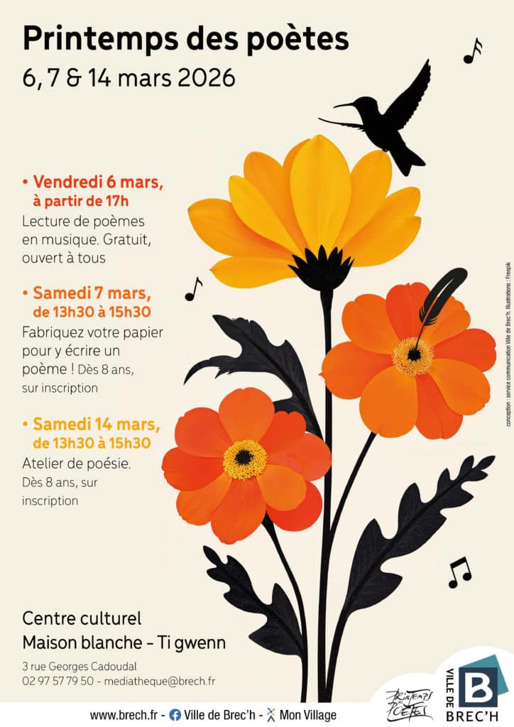 Affiche Printemps des poètes 2026