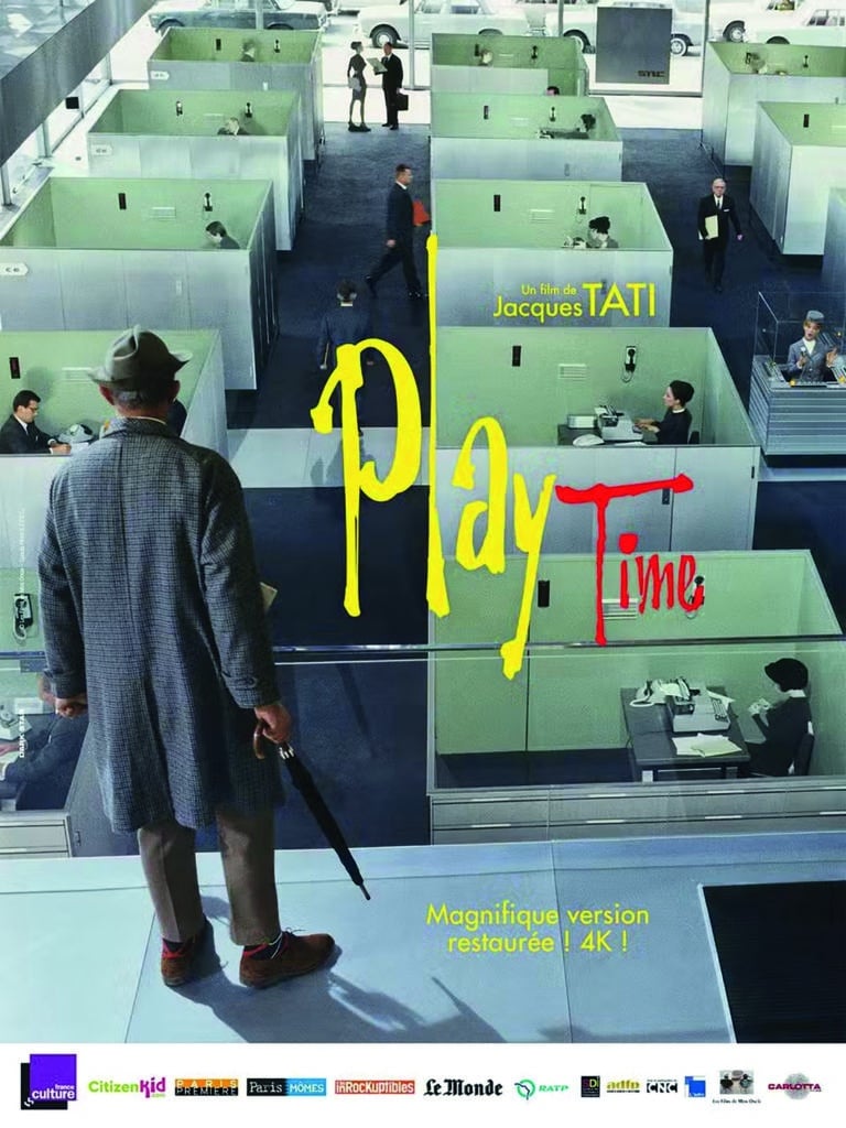 Affiche film "Playtime" de Jacques Tati