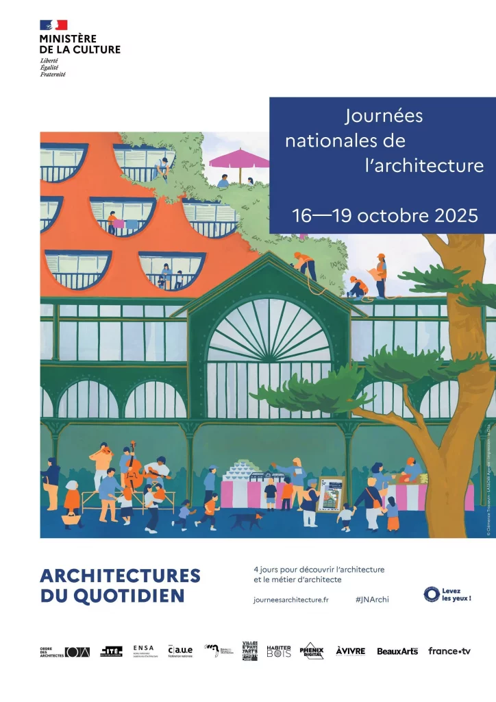 Affiche Journées nationales de l'architecture 2026