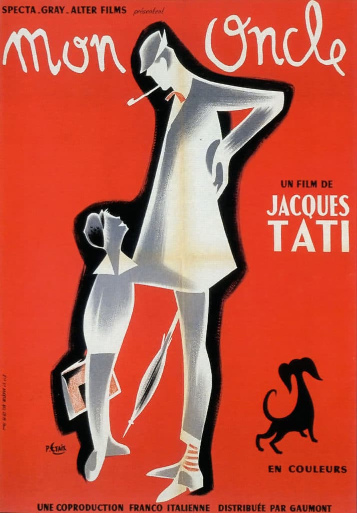 Affiche film "Mon oncle" de Jacques Tati